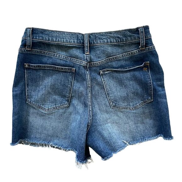 MADEWELL High-Rise Denim Shorts Cutoff Edition Size 29 - Picture 2 of 5